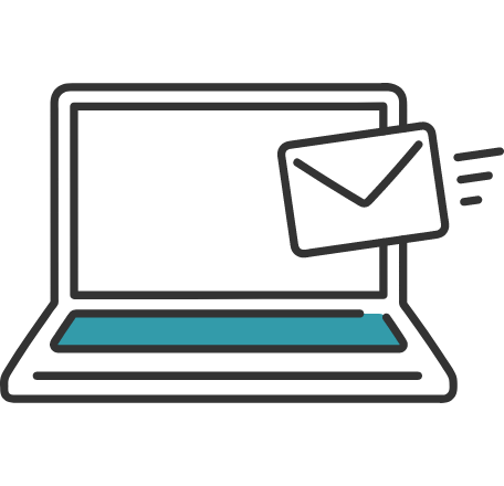 PCに問い合わせがきた